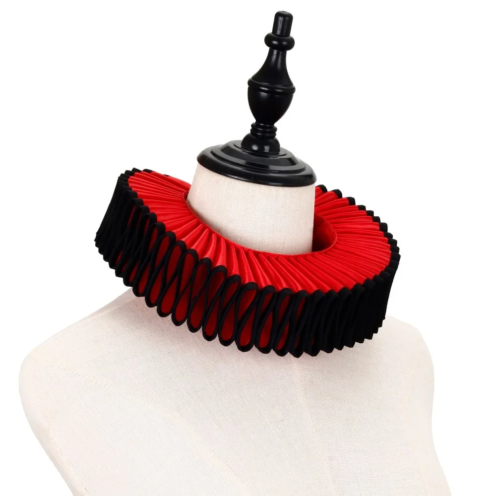 Detachable Neck Ruffled Collar Opera Vintage Renaissance False Collar Retro Victorian Costume Circus Clowns Ruff Collar
Detachable Neck Ruffled Collar Opera Vintage Renaissance False Collar Retro Victorian Costume Circus Clowns Ruff Collar
