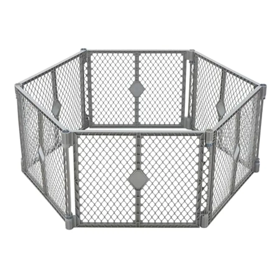 Petyard: 5.5 Ft. Wide Customizable Folding Dog Playpen Indoor/Outdoor. Made in USA. Puppy Playpen. Freestanding Play Pen Dog Ga
Petyard: 5.5 Ft. Wide Customizable Folding Dog Playpen Indoor/Outdoor. Made in USA. Puppy Playpen. Freestanding Play Pen Dog Ga