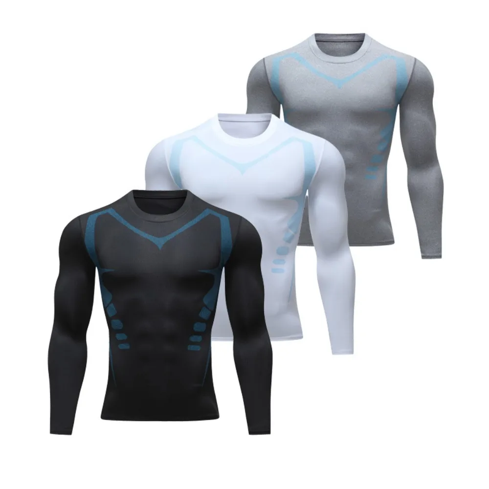 Мужская спортивная футболка с длинным рукавом для тренировок, влагоотводящая, высокоэластичная, облегающая, быстросохнущая, для зала и баскетбола
Мужская спортивная футболка с длинным рукавом для тренировок, влагоотводящая, высокоэластичная, облегающая, быстросохнущая, для зала и баскетбола