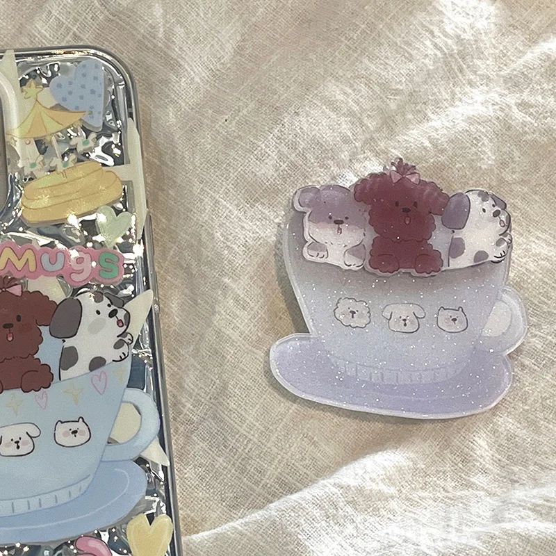 Cute Cartoon Cup Dog Mobile Phone Smartphone Accessories Universal Holder Griptok Folding Bling Shiny Bracket Stand Support Caqa
Cute Cartoon Cup Dog Mobile Phone Smartphone Accessories Universal Holder Griptok Folding Bling Shiny Bracket Stand Support Caqa