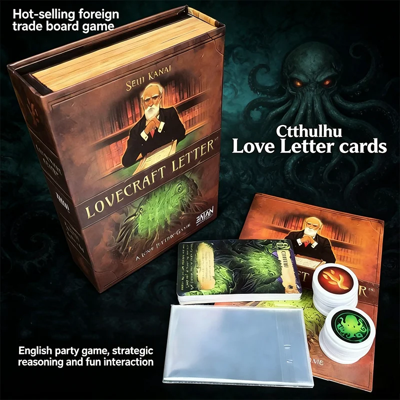 Lovecraft Letter – A Quick, Thematic Deduction Card Game for Cthulhu Fans
Lovecraft Letter – A Quick, Thematic Deduction Card Game for Cthulhu Fans