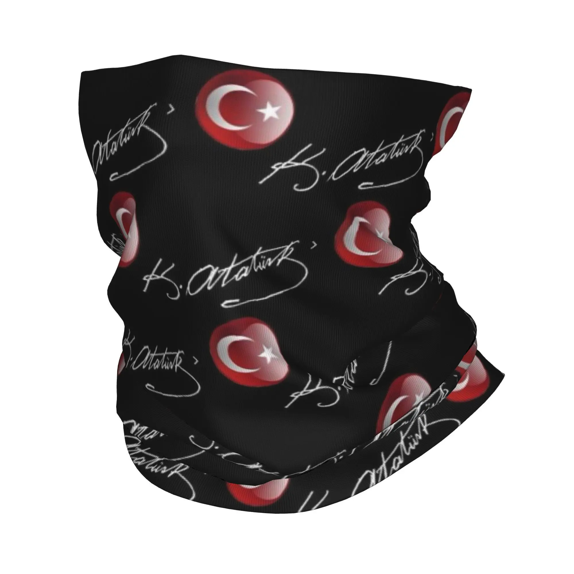 Ataturk With Turkey Flag Turkish Ataturk Signature Bandana Neck Gaiter Printed Wrap Scarf Multi-use Cycling Scarf Outdoor Sport
Ataturk With Turkey Flag Turkish Ataturk Signature Bandana Neck Gaiter Printed Wrap Scarf Multi-use Cycling Scarf Outdoor Sport