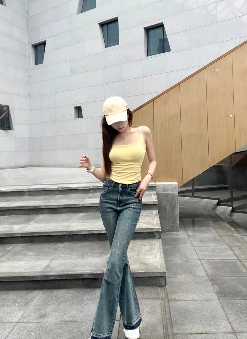 Women's jeans with niche design, fashionable and trendy style, waist bag and hip slimming, vintage flared pants
Women's jeans with niche design, fashionable and trendy style, waist bag and hip slimming, vintage flared pants