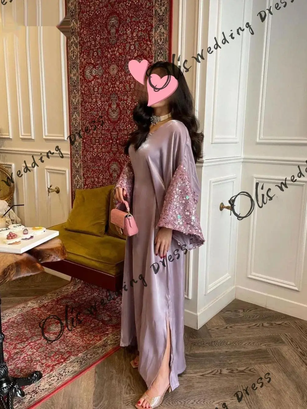 customized Dress Elegant Vintage Purple Sequined Sweet V-Neck Customized Formal Occasion Prom Dress Evening Party Gowns
customized Dress Elegant Vintage Purple Sequined Sweet V-Neck Customized Formal Occasion Prom Dress Evening Party Gowns