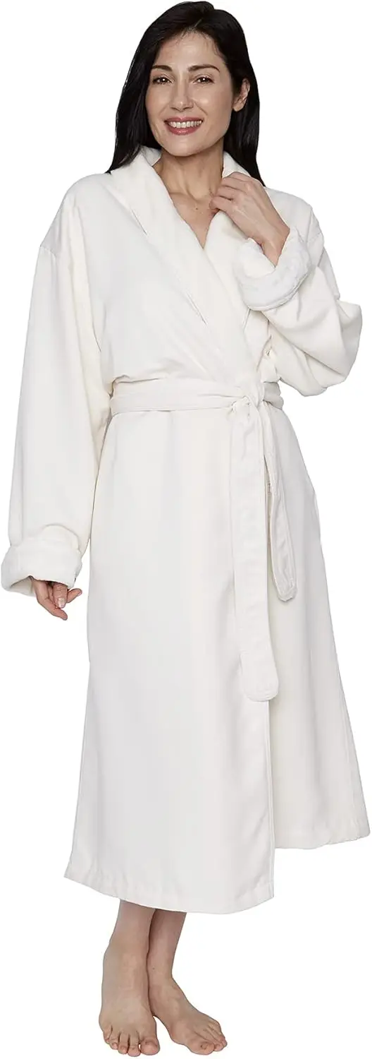 Unisex Spa Microfiber Shimmer Lined Shawl Collar Robe
Unisex Spa Microfiber Shimmer Lined Shawl Collar Robe