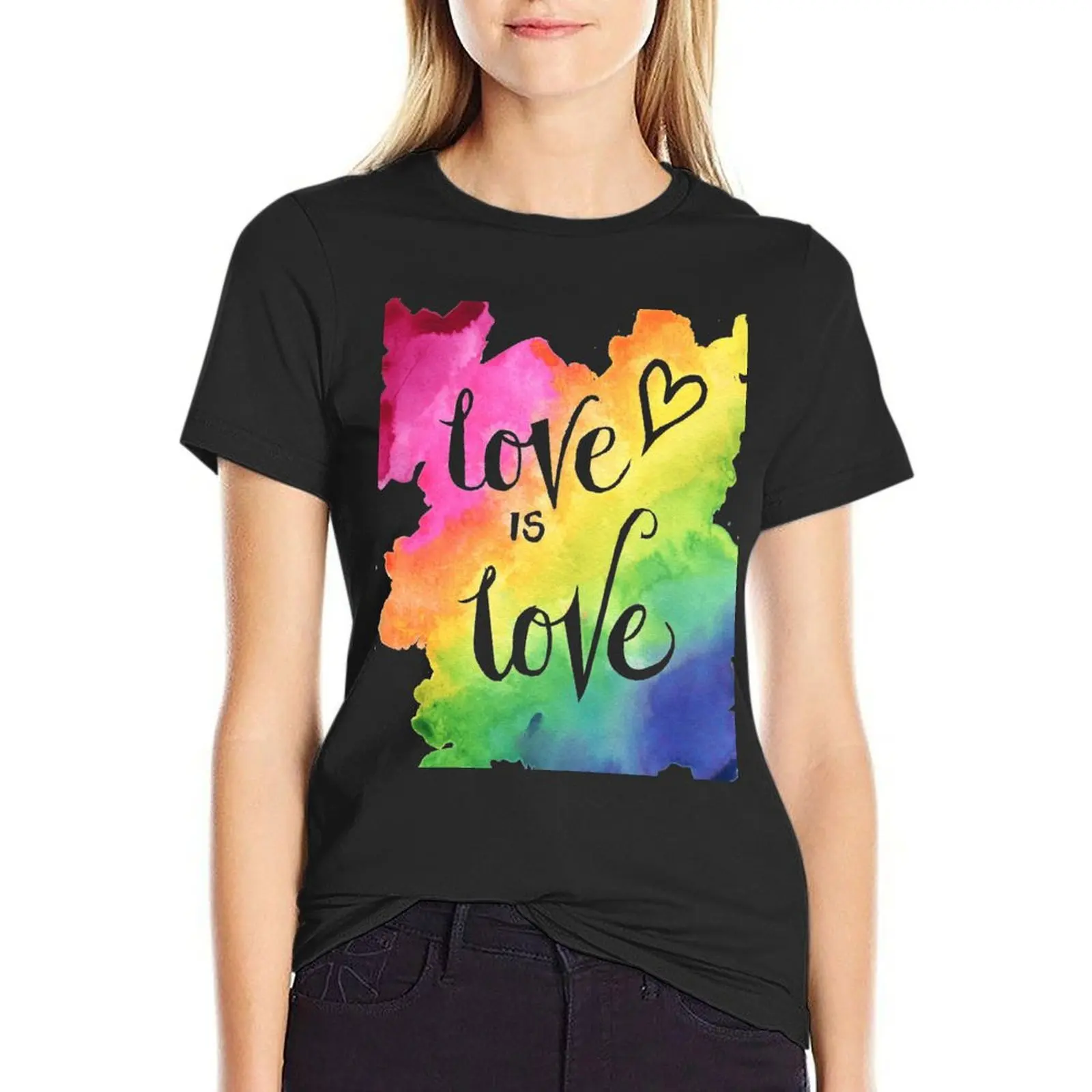 Love is Love T-Shirt summer clothes Aesthetic clothing summer tops t-shirt dress for Women plus size
Love is Love T-Shirt summer clothes Aesthetic clothing summer tops t-shirt dress for Women plus size