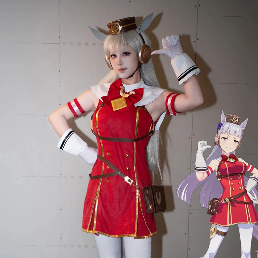 Anime Umamusume Pretty Derby Gold Ship Cosplay Costume Women Red Dress Uniform Halloween Carnival Clothes
Anime Umamusume Pretty Derby Gold Ship Cosplay Costume Women Red Dress Uniform Halloween Carnival Clothes