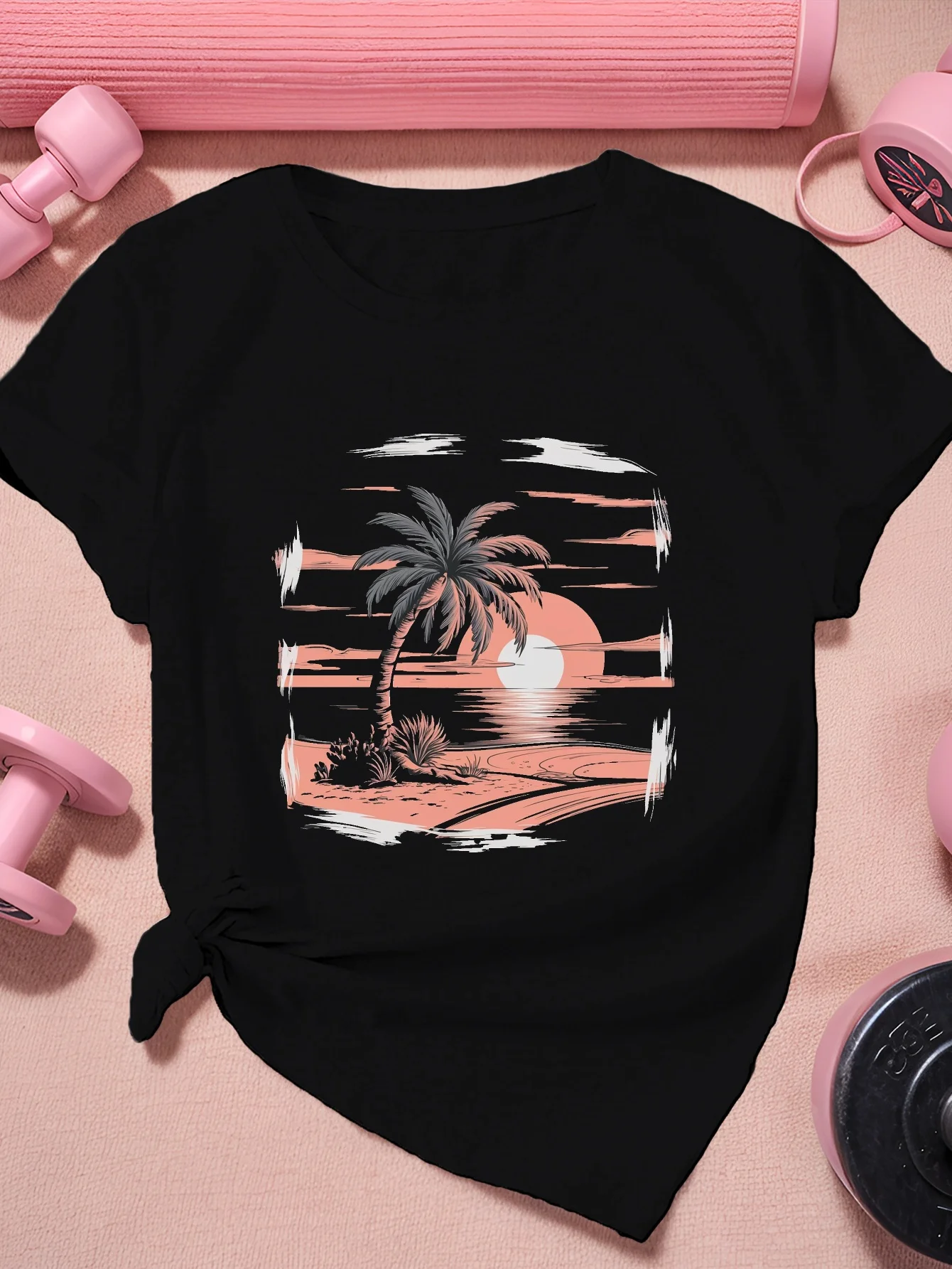Sunset Beach Graphic Printing Summer Autumn Winter Cotton Men's and Women's T-Shirts Short Sleeves Luxury Outdoor Sports Brand 
Sunset Beach Graphic Printing Summer Autumn Winter Cotton Men's and Women's T-Shirts Short Sleeves Luxury Outdoor Sports Brand