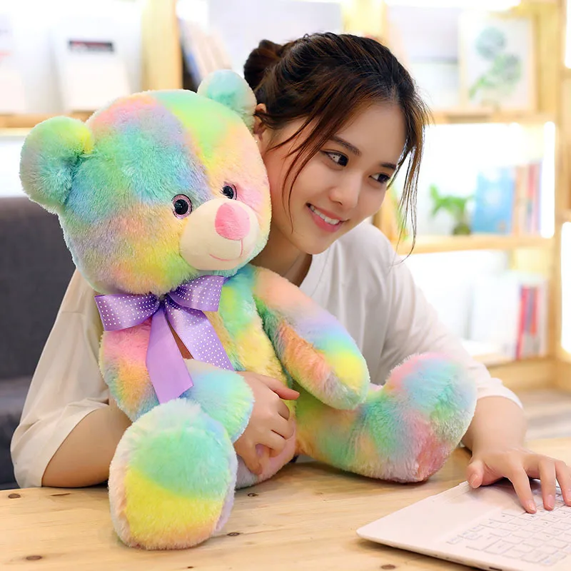 High Quality Toy Cartoon Multicolor Teddy Bear Plush Toys 45/60cm Stuffed Plush Animals Bear Doll Birthday Gift For Children
High Quality Toy Cartoon Multicolor Teddy Bear Plush Toys 45/60cm Stuffed Plush Animals Bear Doll Birthday Gift For Children