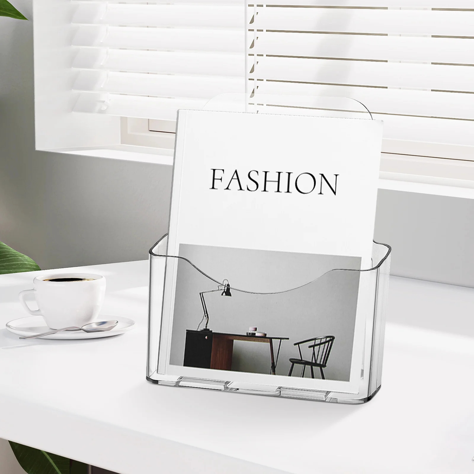 2pcs A5 Transparent Brochure Stand Document Holder For Desk Wall Mount Acrylic File Organizer Sign Display Rack Card Pamphlet
2pcs A5 Transparent Brochure Stand Document Holder For Desk Wall Mount Acrylic File Organizer Sign Display Rack Card Pamphlet