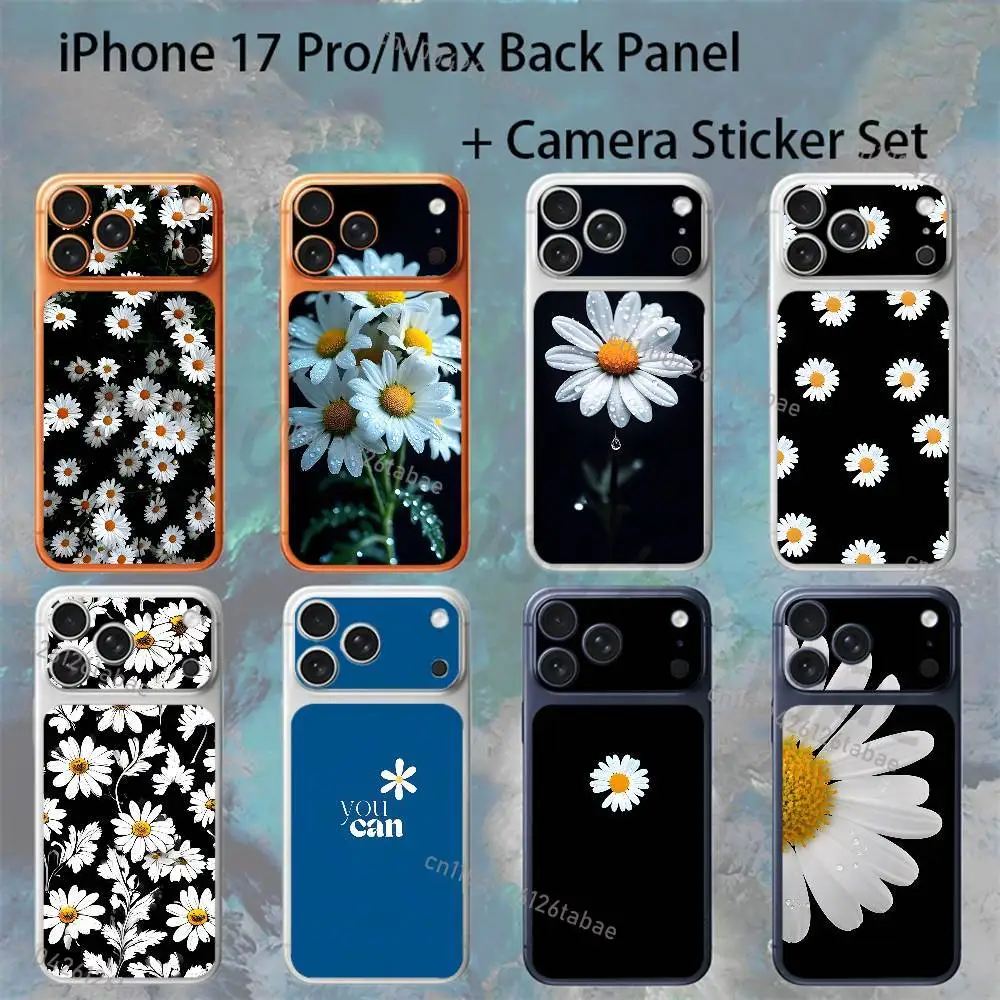 INS HOT White Daisy Flowers For iPhone 17pro/proMax Full body Back Cover Decal Skin Colorful Rear Protective Sticker Film
INS HOT White Daisy Flowers For iPhone 17pro/proMax Full body Back Cover Decal Skin Colorful Rear Protective Sticker Film