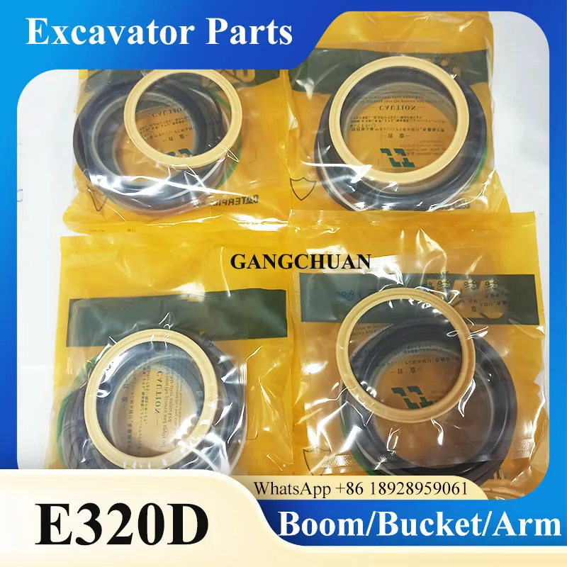 4 sets E320B/C/D Boom/Bucket/Arm Oil Seal Kit for Caterpillar Excavator Hydraulic Cylinder Oil Seal
4 sets E320B/C/D Boom/Bucket/Arm Oil Seal Kit for Caterpillar Excavator Hydraulic Cylinder Oil Seal