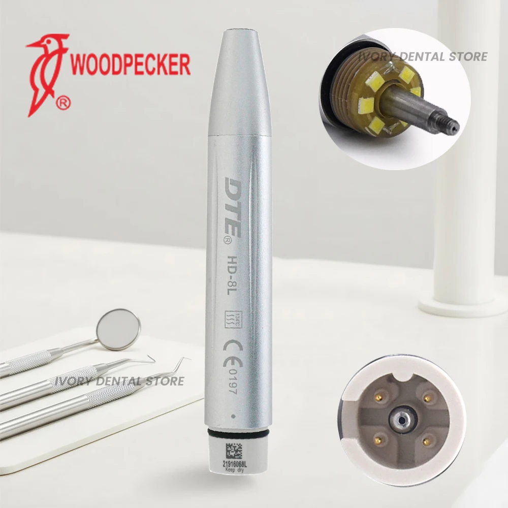 Ультразвуковой пьезоскалер Woodpecker DTE HD-8L для стоматологического аппарата D600 S6 V6 LED, 100% оригинал DTE
Ультразвуковой пьезоскалер Woodpecker DTE HD-8L для стоматологического аппарата D600 S6 V6 LED, 100% оригинал DTE