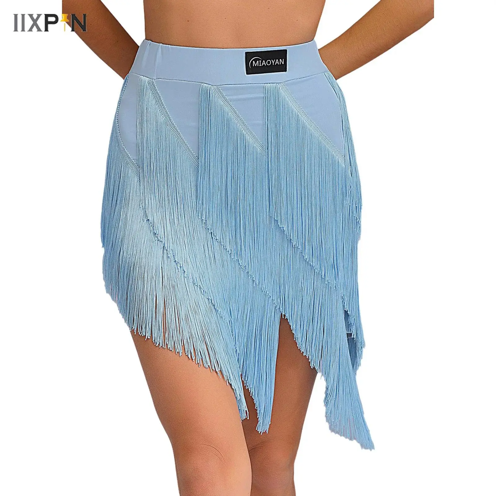 Womens Latin Dance Skirt Ballroom Dance Performance Costume High Waist Tiered Tassel Irregular Short Skirt Modern Dance Costume
Womens Latin Dance Skirt Ballroom Dance Performance Costume High Waist Tiered Tassel Irregular Short Skirt Modern Dance Costume