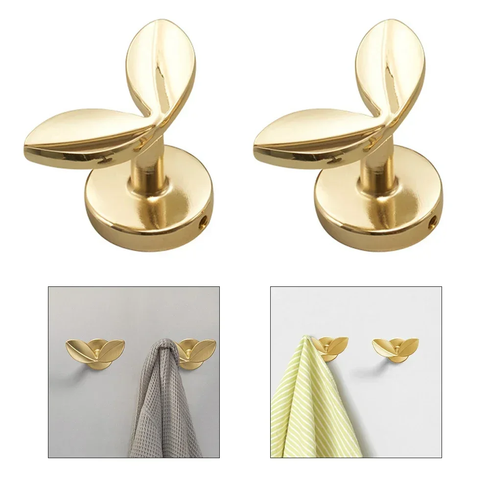 2PCS Leaf-Shaped Wall Hook: Stylish Zinc Alloy Hanger For Coats And Hats Leaf-Shaped Wall Hook: Stylish Zinc Alloy Hangers
2PCS Leaf-Shaped Wall Hook: Stylish Zinc Alloy Hanger For Coats And Hats Leaf-Shaped Wall Hook: Stylish Zinc Alloy Hangers