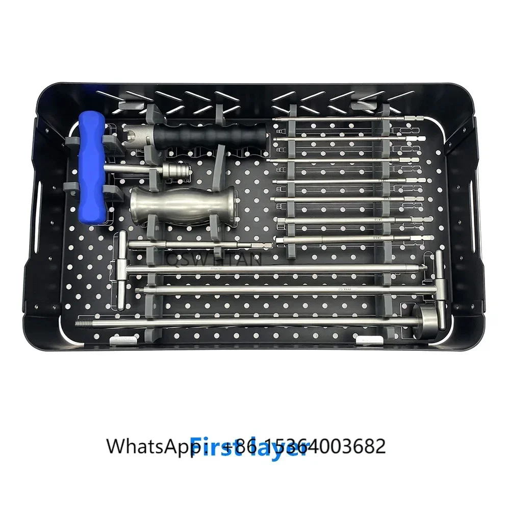 Broken Screw Removal Instrument Set II for Intramedullary Nail Removal Surgical Instrument Kit
Broken Screw Removal Instrument Set II for Intramedullary Nail Removal Surgical Instrument Kit