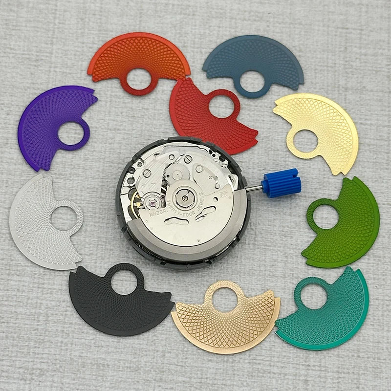 Mod NH35 Automatic Hammer-Style Rotor Metal Plate Compatible 4R35 NH35 NH36 NH38 7S Movements Watch Modification Accessory
Mod NH35 Automatic Hammer-Style Rotor Metal Plate Compatible 4R35 NH35 NH36 NH38 7S Movements Watch Modification Accessory