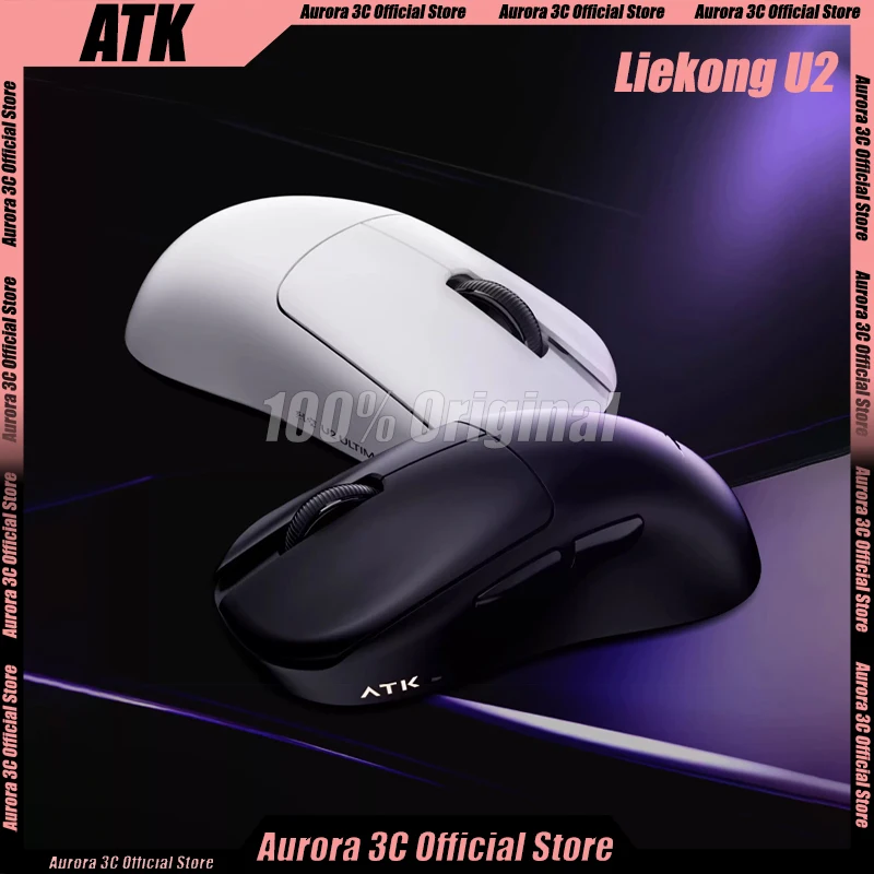 Мышь ATK U2, трехрежимная беспроводная мышь Paw3950, 8000 Гц, легкая игровая мышь Paw3395, аксессуары для ПК для FPS Gamer
Мышь ATK U2, трехрежимная беспроводная мышь Paw3950, 8000 Гц, легкая игровая мышь Paw3395, аксессуары для ПК для FPS Gamer