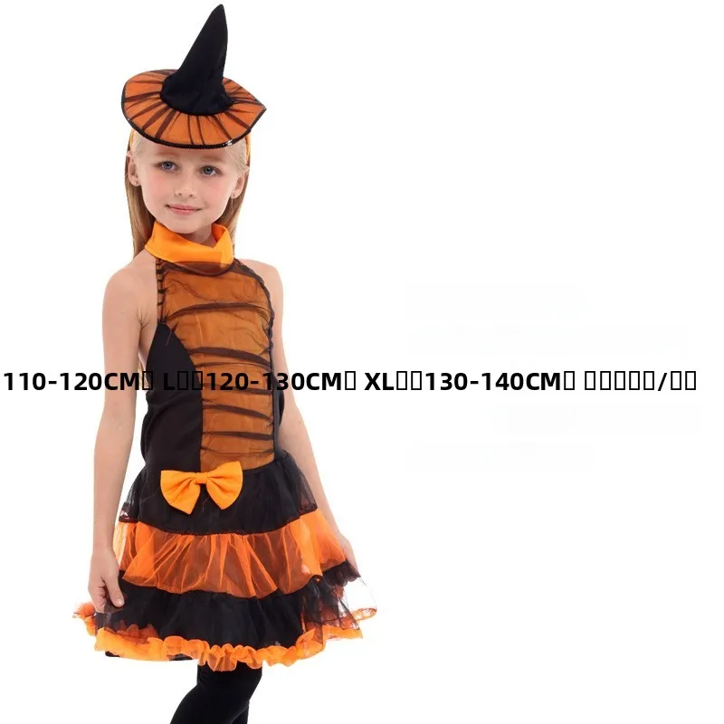 Halloween Children's Witch Costume Set Net Gown Girls' Witch Outfit Stage Performance Clothing Traditional Chinese Festival T...
Halloween Children's Witch Costume Set Net Gown Girls' Witch Outfit Stage Performance Clothing Traditional Chinese Festival T...