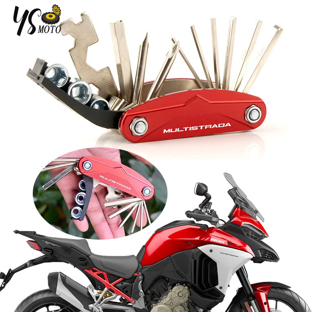 Для DUCATI Multistrada 950 1100 1260 1200 S GT 1200 S V4 Мотоциклетные аксессуары CNC алюминиевый инструмент Набор отверток для ремонта
Для DUCATI Multistrada 950 1100 1260 1200 S GT 1200 S V4 Мотоциклетные аксессуары CNC алюминиевый инструмент Набор отверток для ремонта