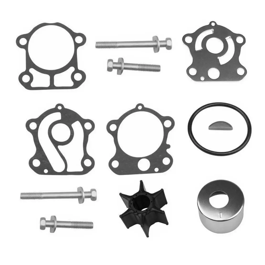 Outboard Water Pump Impeller Repair Kit 67F-44352-00 67F-44323-00 Fit for Yamaha 80hp 90hp 100hp 67F-W0078-00-00 90119-08M13
Outboard Water Pump Impeller Repair Kit 67F-44352-00 67F-44323-00 Fit for Yamaha 80hp 90hp 100hp 67F-W0078-00-00 90119-08M13
