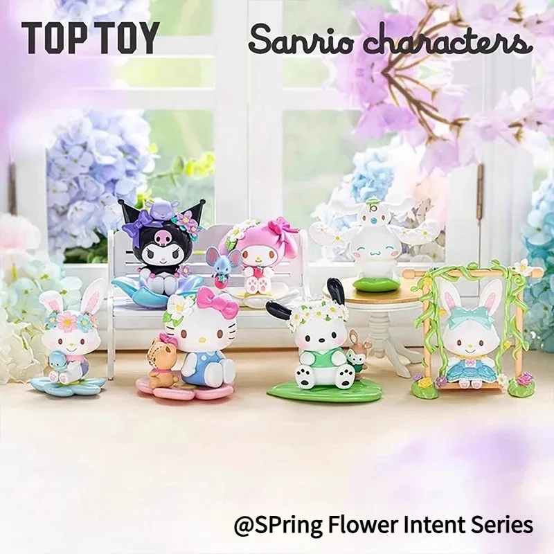 Original Quality Sanrio Spring Flower Series Blind Box Kawaii Figure Model Mystery Box Hellokitty Kuromi Wishmemell Kid Gift
Original Quality Sanrio Spring Flower Series Blind Box Kawaii Figure Model Mystery Box Hellokitty Kuromi Wishmemell Kid Gift