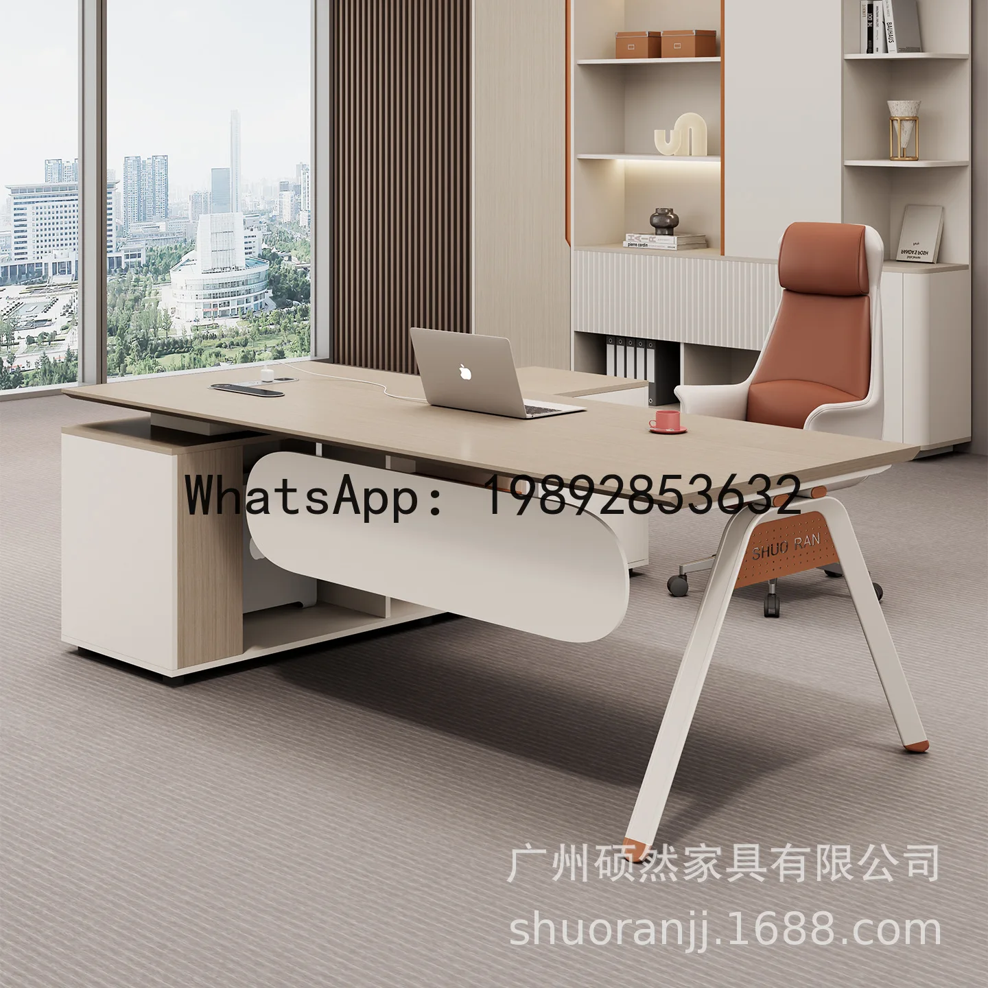 DSA simple modern high-end office desk and chair combination
DSA simple modern high-end office desk and chair combination