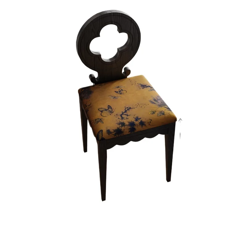 Middle Ancient Style Solid Wood Kitchen Dining Chairs Internet Famous Designer Style Living Room Chair Bedroom Makeup Chairs
Middle Ancient Style Solid Wood Kitchen Dining Chairs Internet Famous Designer Style Living Room Chair Bedroom Makeup Chairs