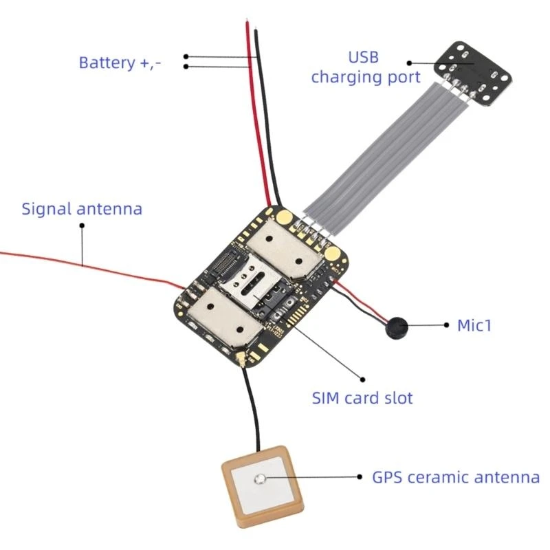 547B 2G+4G Mini GPS PCBA Chip Board for Vehicle Car Tracking System Locator
547B 2G+4G Mini GPS PCBA Chip Board for Vehicle Car Tracking System Locator