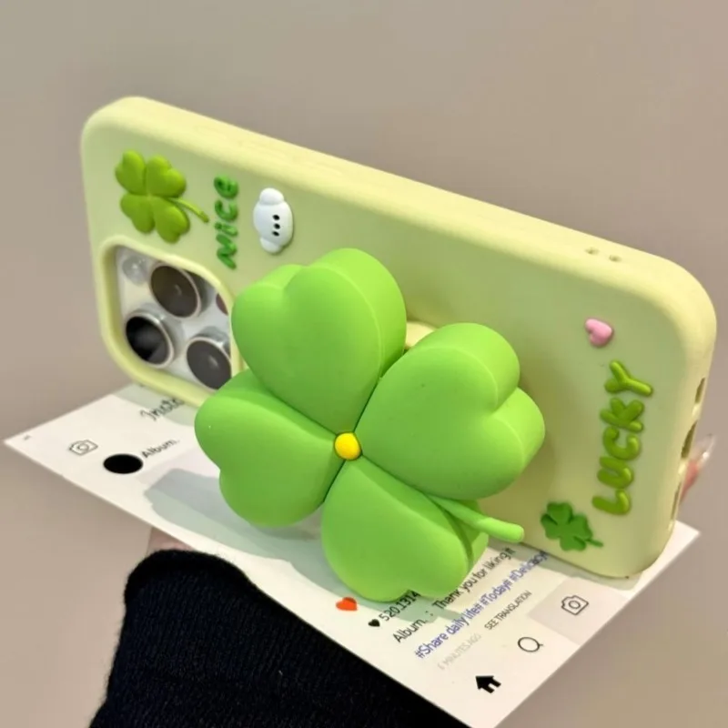 Phone Case For iPhone 17 16 Plus 15 14 13 12 11 Pro Max New INS Cartoon 3D Lucky Grass Holder Silicone Soft Protective Cover
Phone Case For iPhone 17 16 Plus 15 14 13 12 11 Pro Max New INS Cartoon 3D Lucky Grass Holder Silicone Soft Protective Cover
