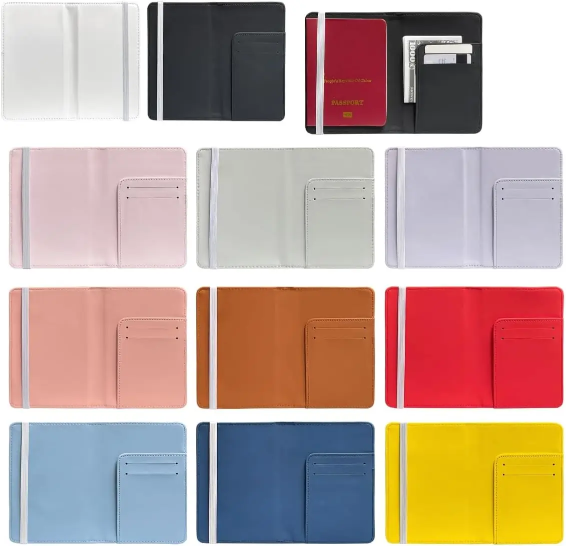 10 Pack Sublimation Blank Colroful Passport Holder Covers PU Leather DIY Heat Transfer Card Travel Wallet Blank Holder Cover
10 Pack Sublimation Blank Colroful Passport Holder Covers PU Leather DIY Heat Transfer Card Travel Wallet Blank Holder Cover