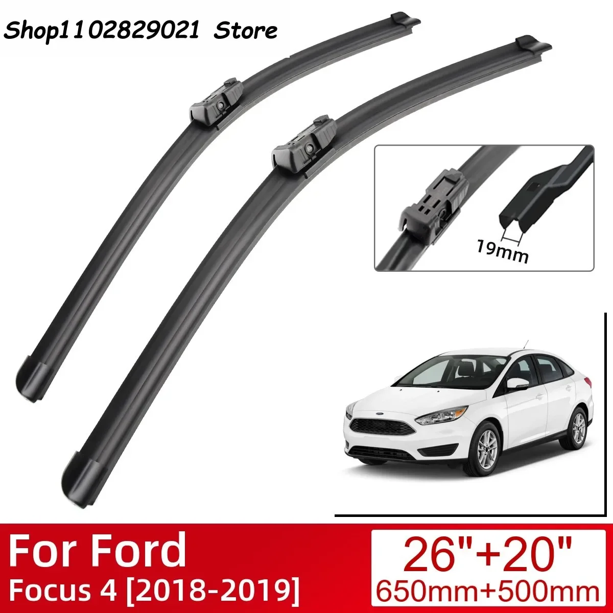 For Ford Focus 4 2018-2019 Car Accessories Front Windscreen Wiper Blade Brushes Wipers 2019 2018
For Ford Focus 4 2018-2019 Car Accessories Front Windscreen Wiper Blade Brushes Wipers 2019 2018