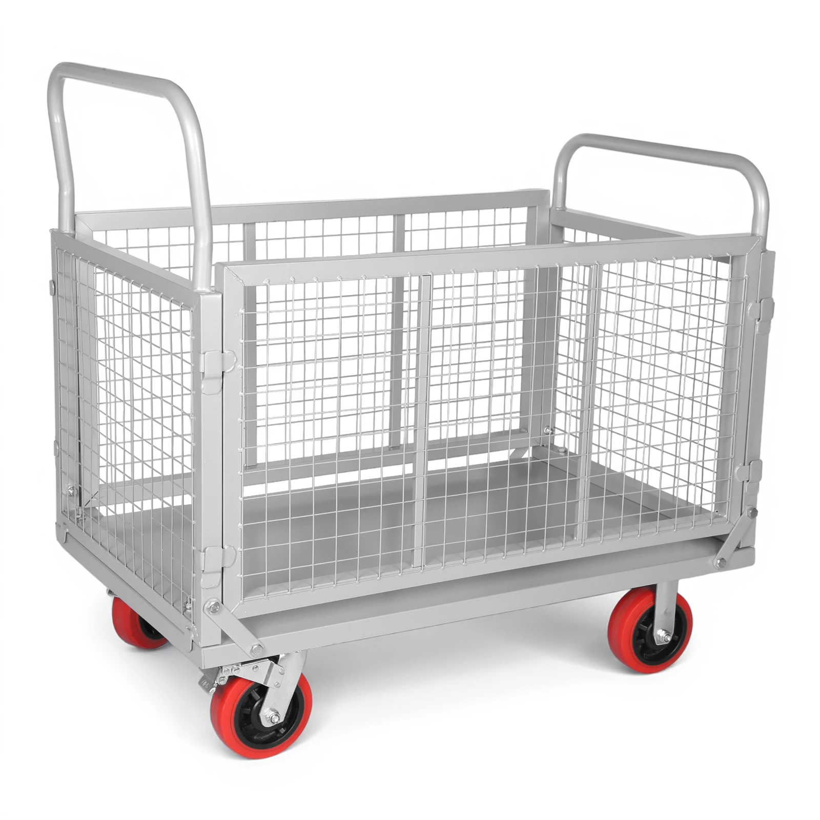 Сверхмощный грузовик-платформа 5 в 1 с складной бортовой тележкой с клеткой, 200 кг, несущая универсальная тележка-корзина для супермаркета и дома 
Сверхмощный грузовик-платформа 5 в 1 с складной бортовой тележкой с клеткой, 200 кг, несущая универсальная тележка-корзина для супермаркета и дома