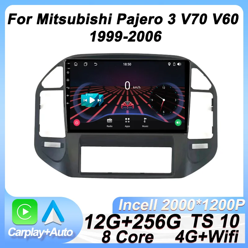 2 Din Car Radio Stereo Head Unit Wireless Android Autoradio For Mitsubishi Pajero 3 V70 V60 1999 - 2006 CarPlay Navigation GPS
2 Din Car Radio Stereo Head Unit Wireless Android Autoradio For Mitsubishi Pajero 3 V70 V60 1999 - 2006 CarPlay Navigation GPS