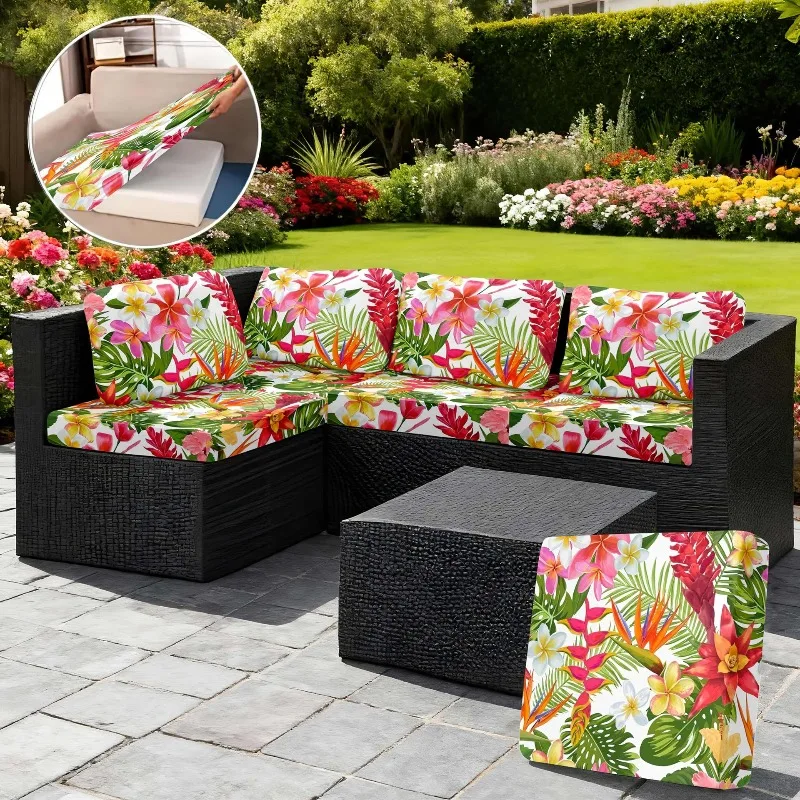 Stretch Outdoor Patio Sofa Cushion Cover Printed Anti-Slip Elastic Furniture Protector Weather Resistance Garden Patio Backyard
Stretch Outdoor Patio Sofa Cushion Cover Printed Anti-Slip Elastic Furniture Protector Weather Resistance Garden Patio Backyard