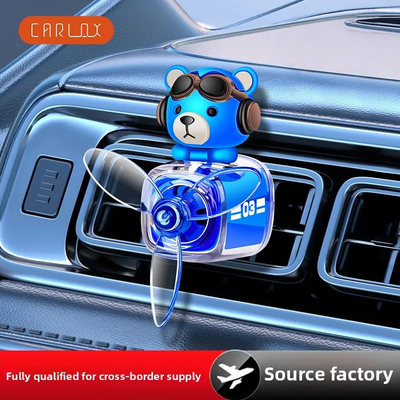 WW22 car aromatherapy cartoon cute glasses bear spinning out trend car aromatherapy solid car perfume
WW22 car aromatherapy cartoon cute glasses bear spinning out trend car aromatherapy solid car perfume