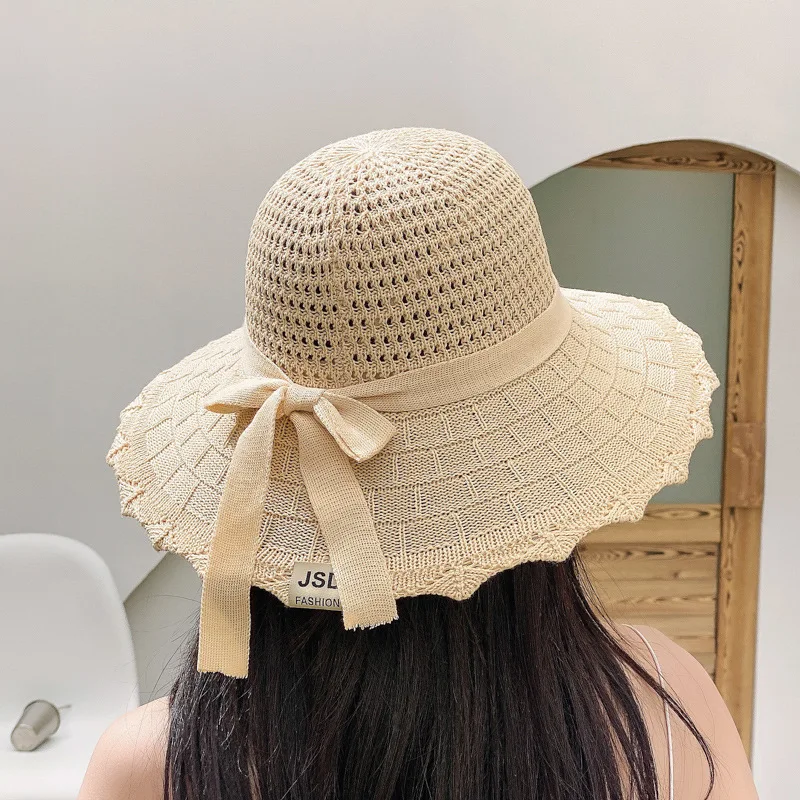 Women's Fashion Wide Brim Woven Straw Bucket Hat with Bow Breathable Sun Protection for Outdoor Travel Beach Vacation
Women's Fashion Wide Brim Woven Straw Bucket Hat with Bow Breathable Sun Protection for Outdoor Travel Beach Vacation
