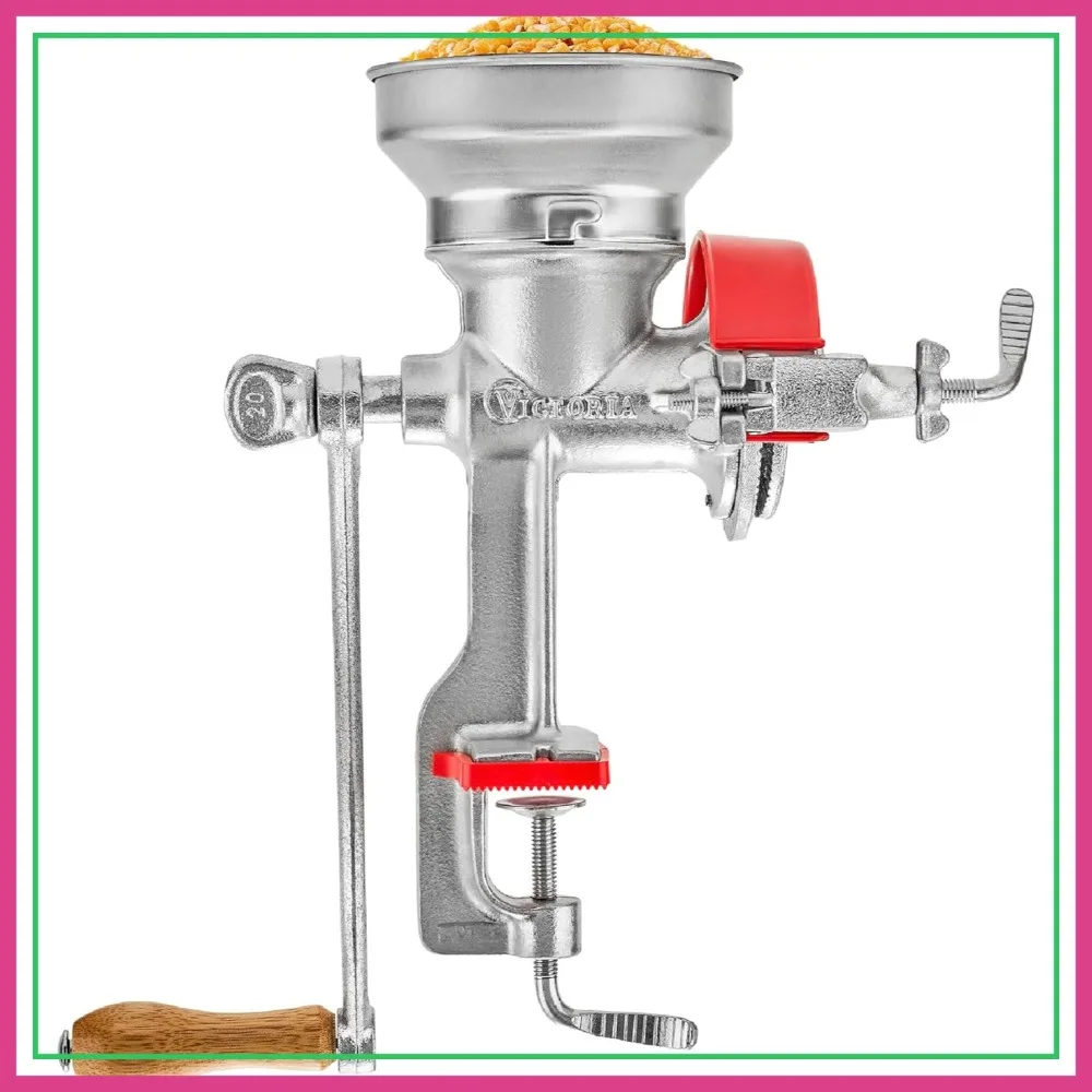 Manual Cast Iron Grain Mill with Low Hopper, Premium Corn-Grinding Mill and Grain Grinder, Made in Colombia
Manual Cast Iron Grain Mill with Low Hopper, Premium Corn-Grinding Mill and Grain Grinder, Made in Colombia