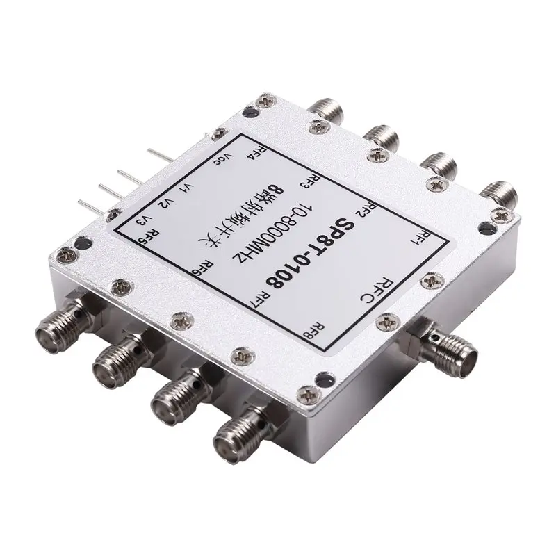New--SP8T For RF Switch Microwave Signal Switcher 10Mhz-8Ghz Single Pole Eight Throw For Radio Radar Applications
New--SP8T For RF Switch Microwave Signal Switcher 10Mhz-8Ghz Single Pole Eight Throw For Radio Radar Applications