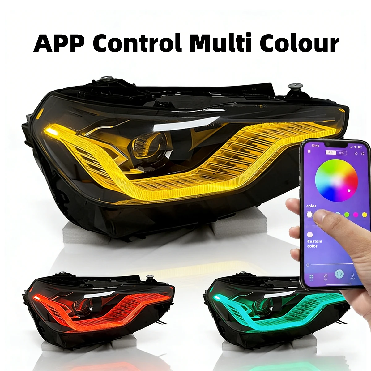 LED Headlight Assembly For BMW 2 Series M2 G42 G87 2021-UP RGB APP Control DRL Plug And Play Car Accessories
LED Headlight Assembly For BMW 2 Series M2 G42 G87 2021-UP RGB APP Control DRL Plug And Play Car Accessories