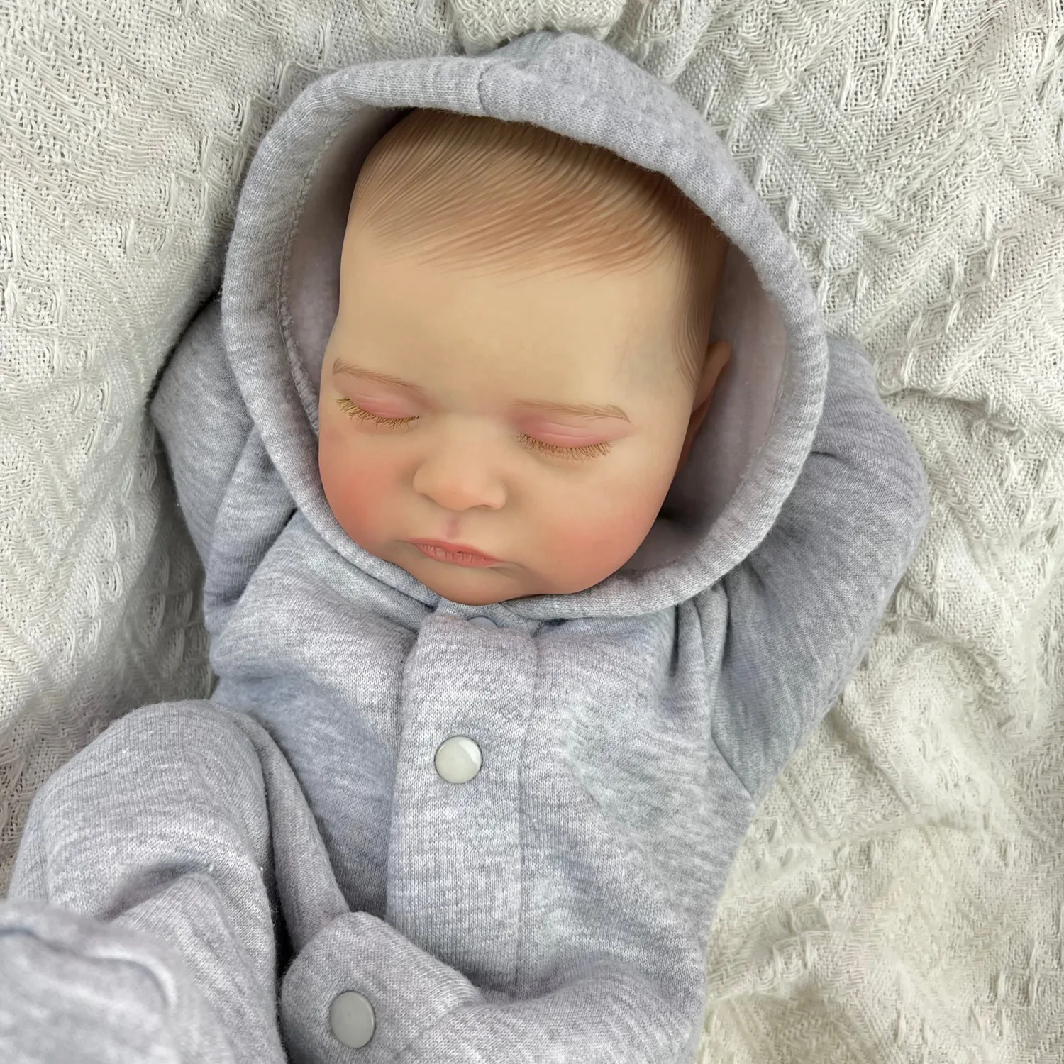 AONPENG 20Inch 3D Skin With Visible Veins 50CM Asleep Reborn Baby Doll Toy Vinyl Limbs Cloth Body Lifelike Birthday Gift
AONPENG 20Inch 3D Skin With Visible Veins 50CM Asleep Reborn Baby Doll Toy Vinyl Limbs Cloth Body Lifelike Birthday Gift