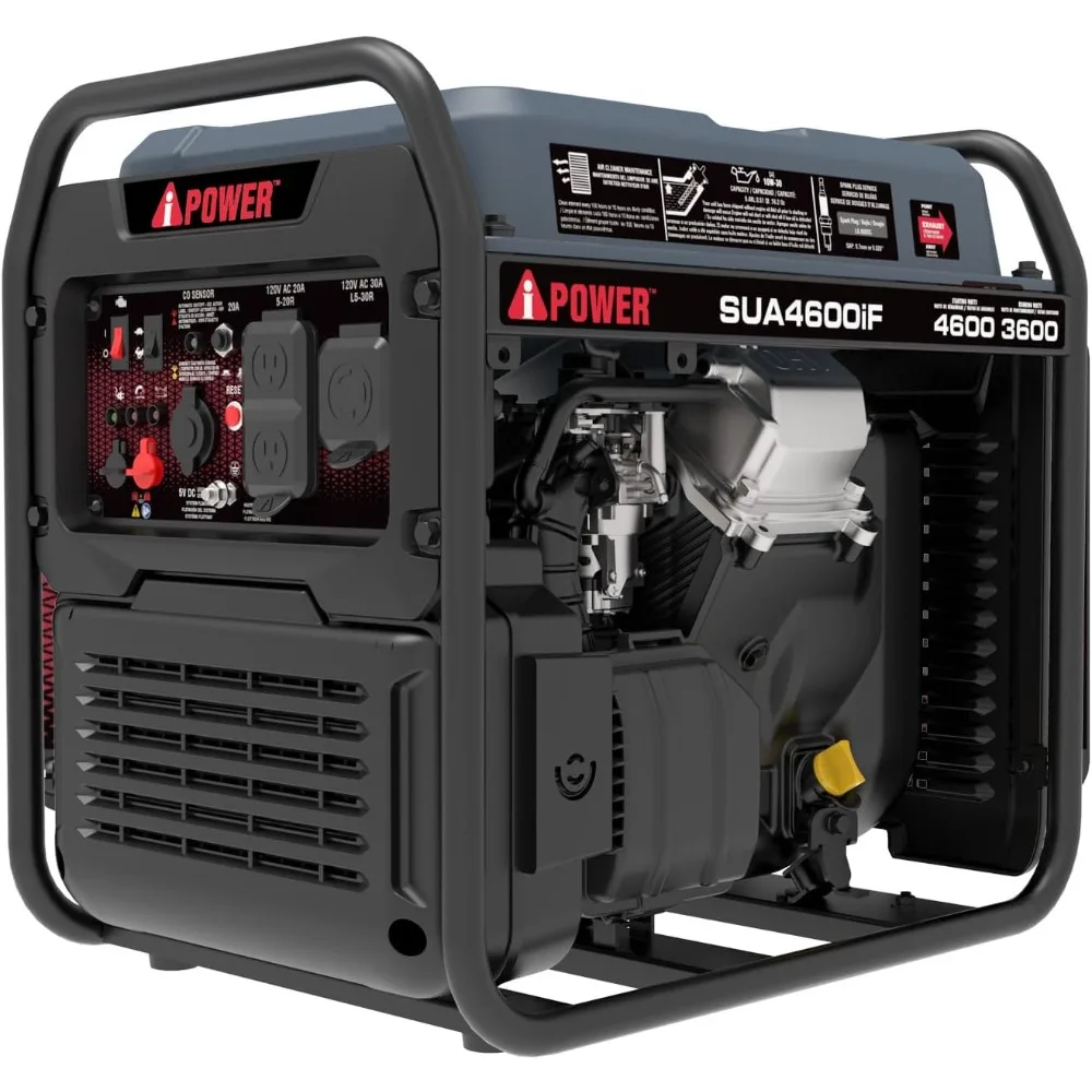 4600W RV-Ready Open Frame Inverter Generator Gas Powered, Lightweight Portable Power Supply
4600W RV-Ready Open Frame Inverter Generator Gas Powered, Lightweight Portable Power Supply