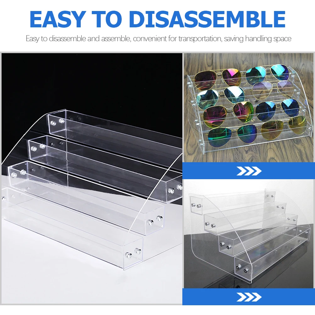 4 Tier Sunglasses Holder Glasses Organizer Display Stand Clear Premium Material Storage Rack For Optical Ski Goggles
4 Tier Sunglasses Holder Glasses Organizer Display Stand Clear Premium Material Storage Rack For Optical Ski Goggles