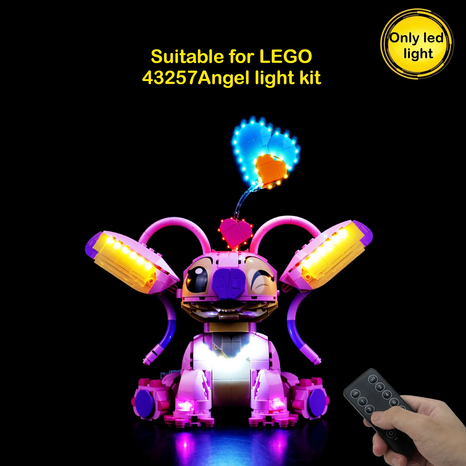 Not Include Model LED Light Set for Angel 43257 Building Blocks Bricks DIY Lamp Toys Set