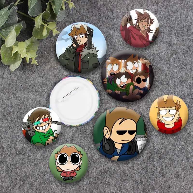 Anime E-Eddsworld Lapel Pins Funny Tord Edd Meme Cartoon Brooch DIY Bag Shoes Hat Decor Badge Accessories Jewelry Toys Gifts
Anime E-Eddsworld Lapel Pins Funny Tord Edd Meme Cartoon Brooch DIY Bag Shoes Hat Decor Badge Accessories Jewelry Toys Gifts