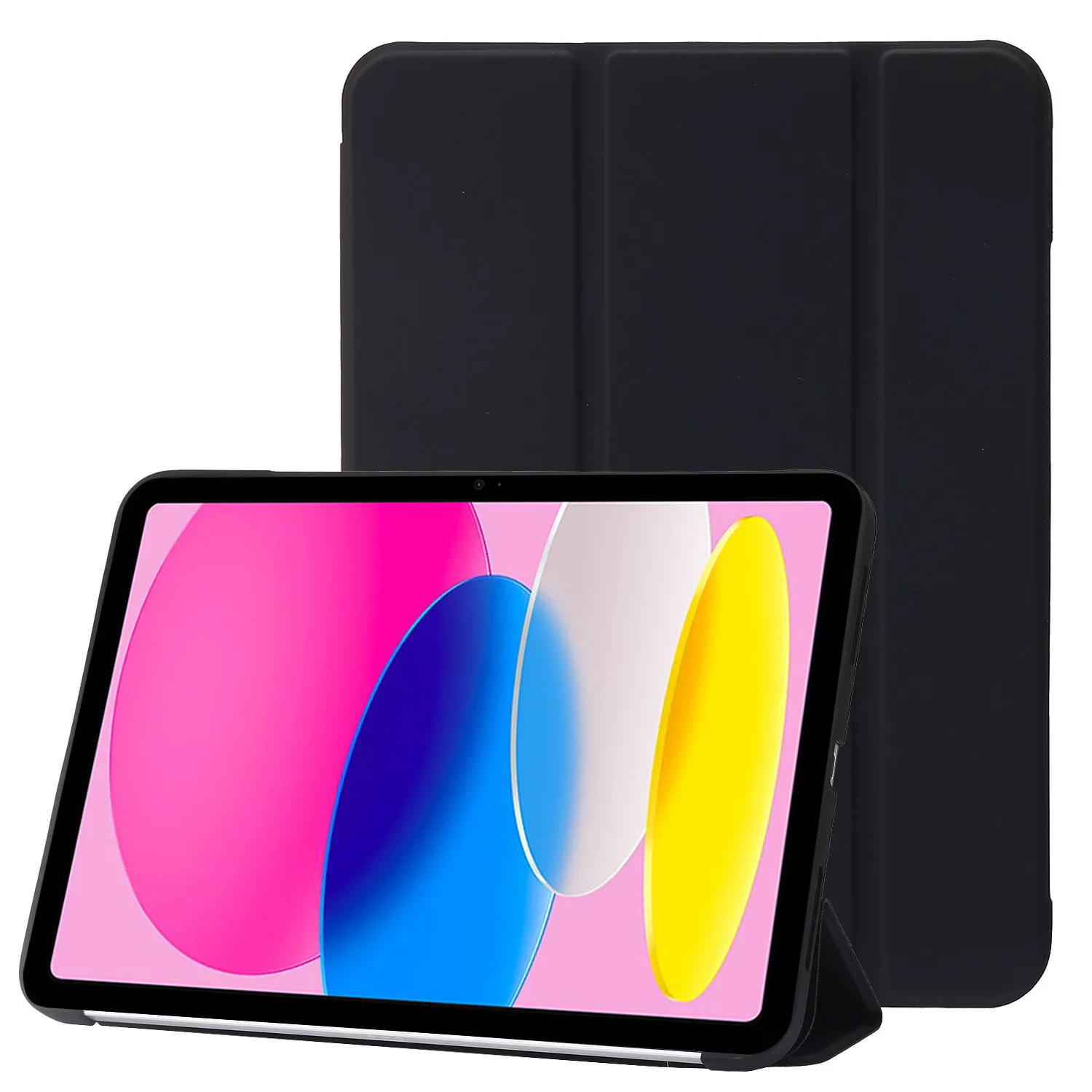 For iPad 10.9 (2022) Three-fold Stand PU Leather + Silicone Cover Tablet Anti-drop Shockproof Case
For iPad 10.9 (2022) Three-fold Stand PU Leather + Silicone Cover Tablet Anti-drop Shockproof Case