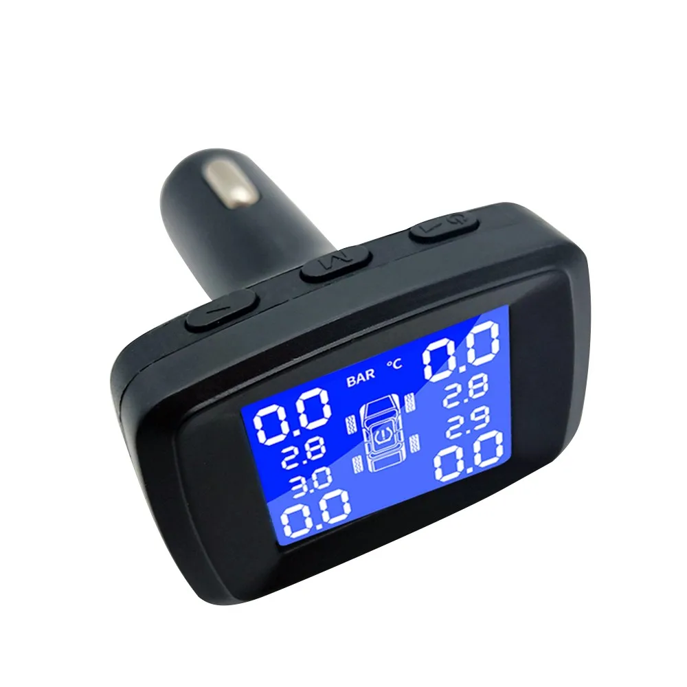 Tire Pressure Monitoring System Wireless TPMS Cigarette Lighter Plug with 4pcs External Sensors Temperature and Pressure LCD Dis
Tire Pressure Monitoring System Wireless TPMS Cigarette Lighter Plug with 4pcs External Sensors Temperature and Pressure LCD Dis