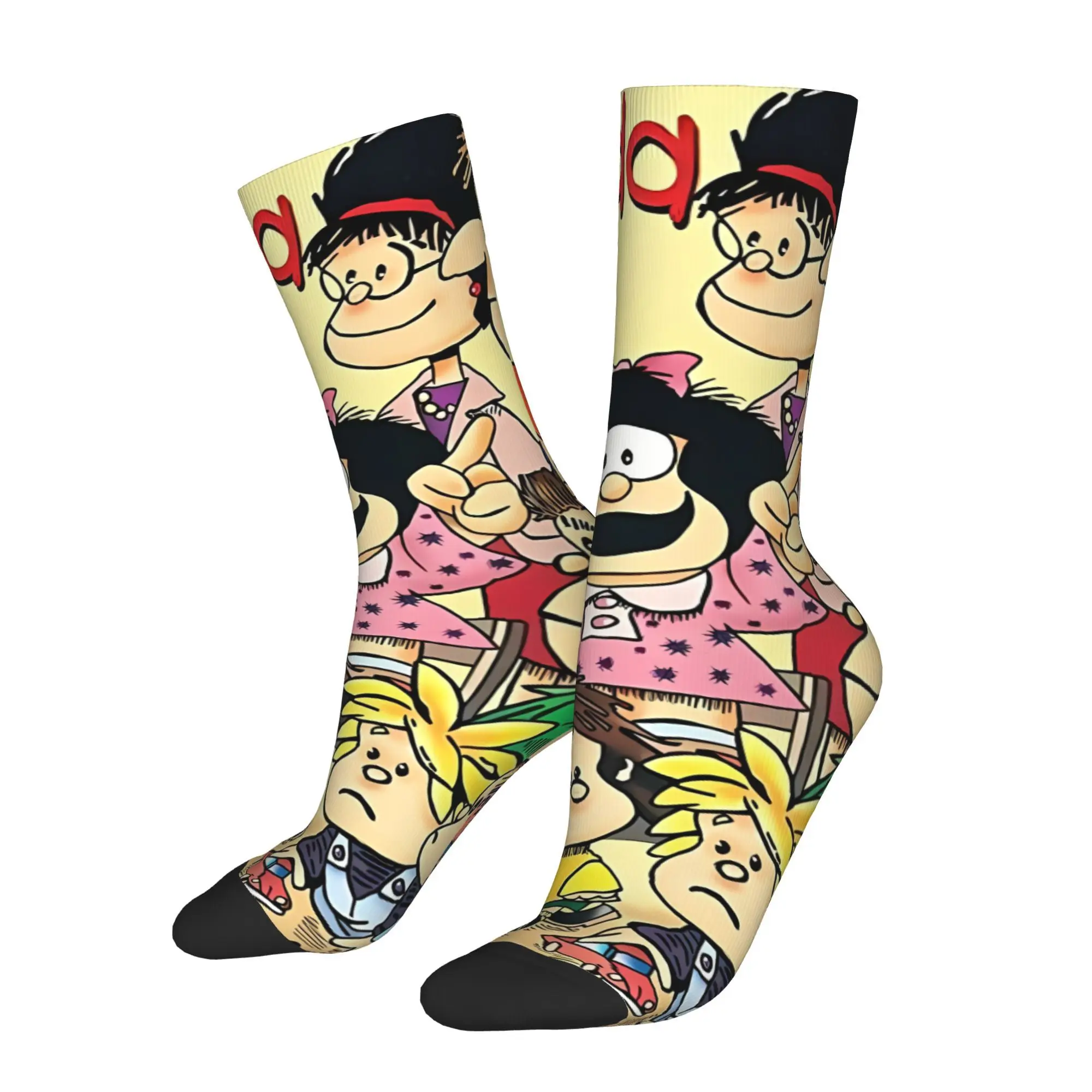 Funny Happy Men's Socks Mafalda Retro Harajuku Hip Hop Novelty Crew Sock Gift Pattern Printed
Funny Happy Men's Socks Mafalda Retro Harajuku Hip Hop Novelty Crew Sock Gift Pattern Printed