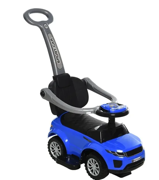 Aosom Blue 3 In 1 Ride on Push Cars for Toddlers with Horn Music Light Function
Aosom Blue 3 In 1 Ride on Push Cars for Toddlers with Horn Music Light Function