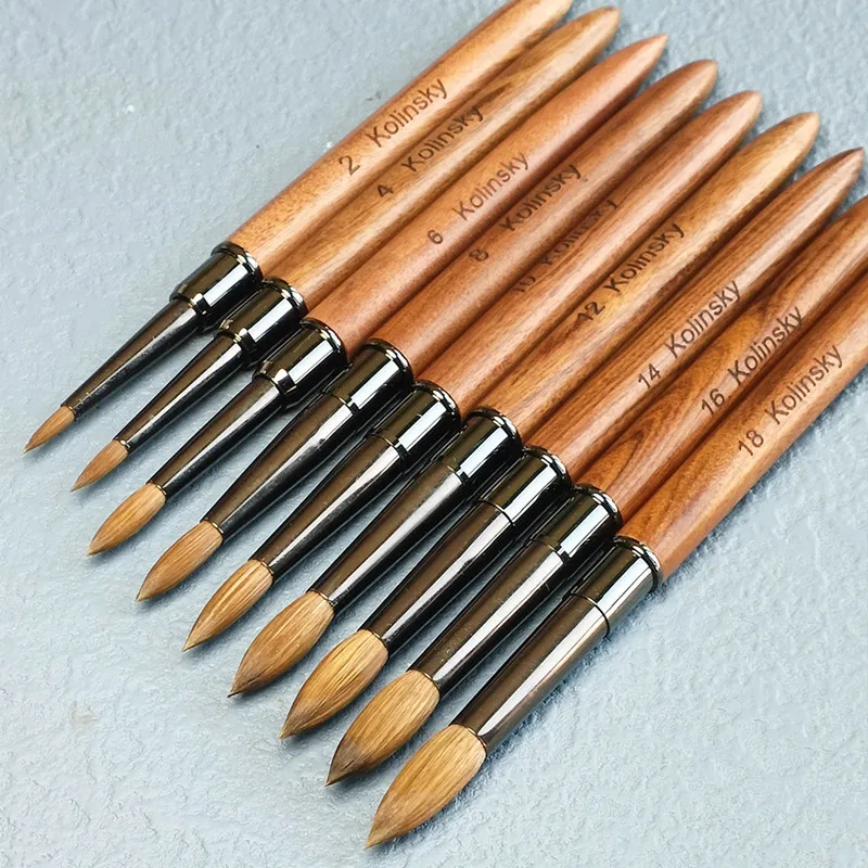 1Pc Kolinsky Nail Art Brush Acrylic UV Gel Extension Pen Nail Polish Painting Drawing Brush Nail Art Brush for Manicure Tool
1Pc Kolinsky Nail Art Brush Acrylic UV Gel Extension Pen Nail Polish Painting Drawing Brush Nail Art Brush for Manicure Tool